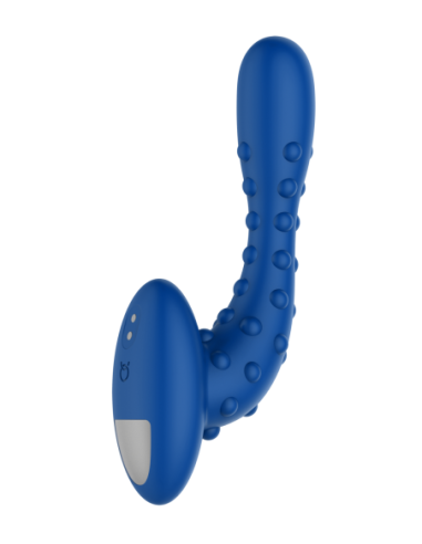 FORTO STUDDED PRO VIBRATING MASSAGER BLUE
