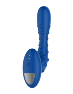 FORTO MASAJEADOR VIBRATORIO PROFESIONAL CON TACHUELAS AZUL 2