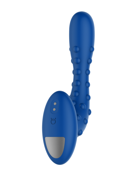 FORTO MASAJEADOR VIBRATORIO PROFESIONAL CON TACHUELAS AZUL