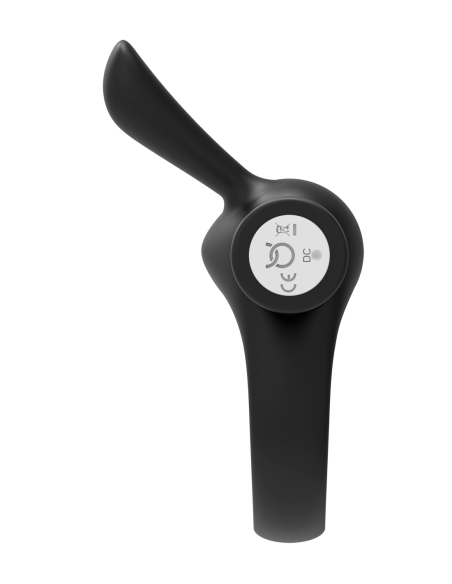 FORTO BUNNY VIBRATING COCKRING BLACK