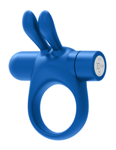 FORTO BUNNY VIBRATING COCKRING BLUE