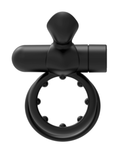 FORTO POINTER VIBRATING COCKRING BLACK