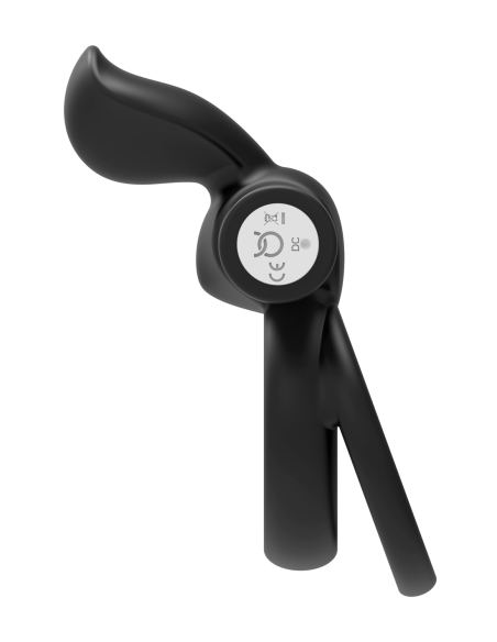 FORTO POINTER VIBRATING COCKRING BLACK