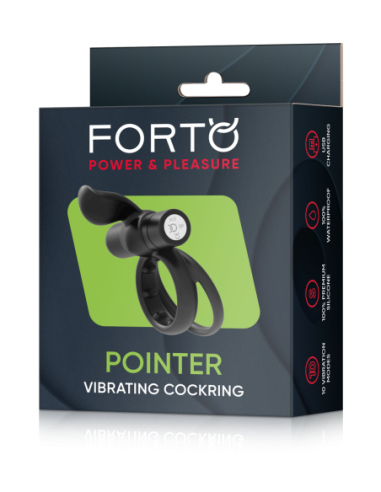 ANILLO VIBRADOR PARA EL PENEFORTO POINTER NEGRO