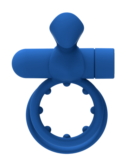 FORTO POINTER VIBRATING COCKRING BLUE