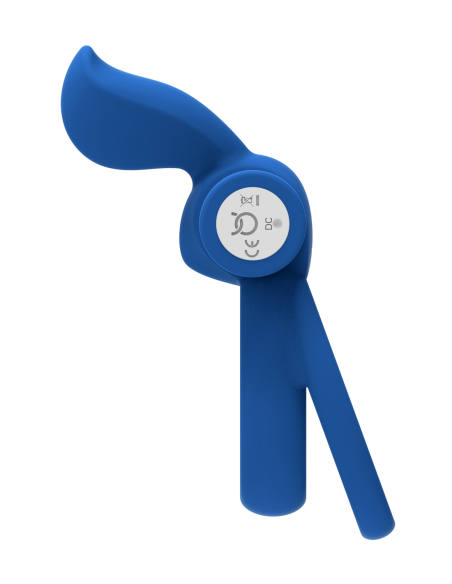FORTO POINTER VIBRATING COCKRING BLUE