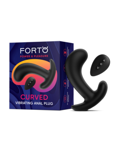 FORTO TAPÓN VIBRATORIO CURVO NEGRO