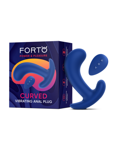 FORTO TAPÓN VIBRATORIO CURVO AZUL