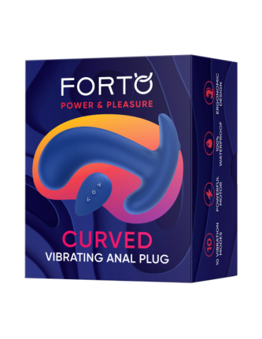 FORTO TAPÓN VIBRATORIO CURVO AZUL