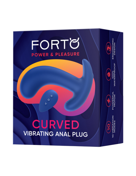 FORTO TAPÓN VIBRATORIO CURVO AZUL