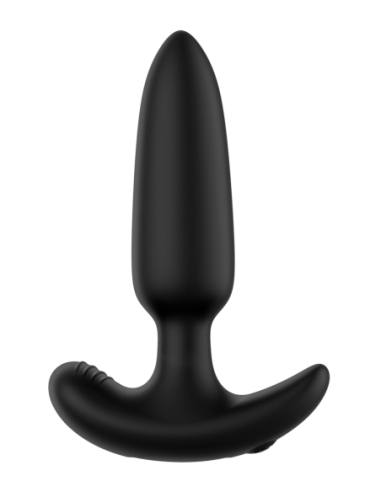FORTO POINTED VIBRATING  PLUG BLACK