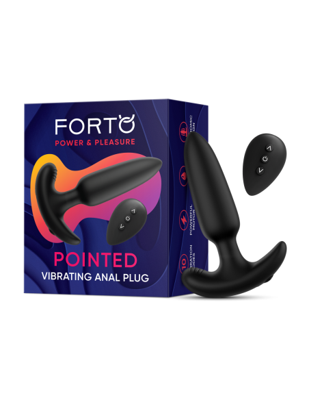 FORTO TAPÓN VIBRATORIO PUNTIAGUDO NEGRO