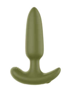 FORTO POINTED VIBRATING PLUG GREEN