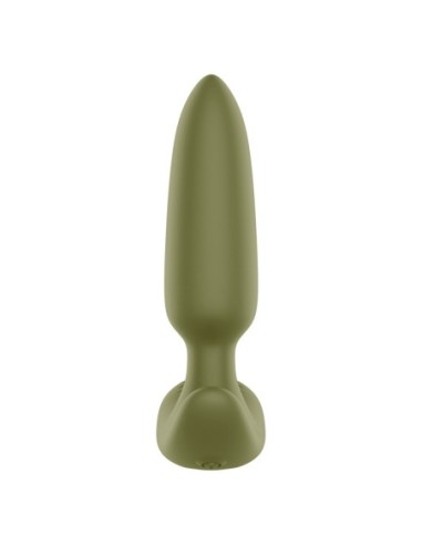 FORTO POINTED VIBRATING PLUG GREEN