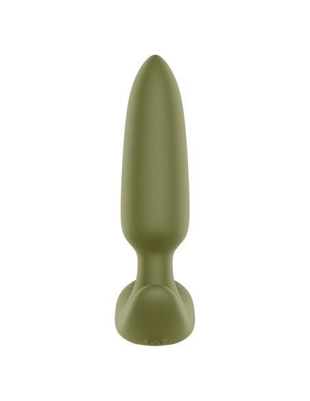 FORTO POINTED VIBRATING PLUG GREEN
