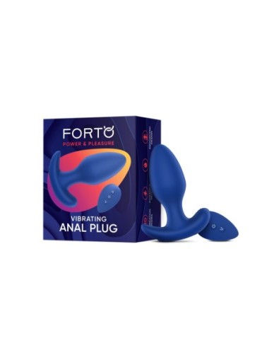 FORTO PLUG ANAL VIBRADOR AZUL