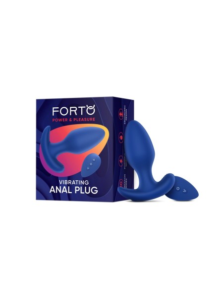 FORTO VIBRATING ANAL PLUG BLUE