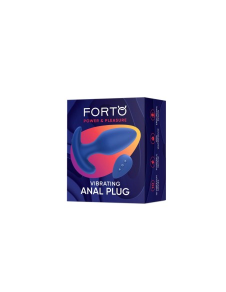 FORTO VIBRATING ANAL PLUG BLUE
