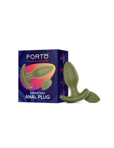 FORTO VIBRATING ANAL PLUG GREEN