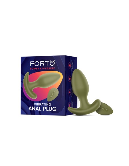 FORTO VIBRATING ANAL PLUG GREEN