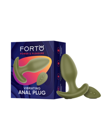 FORTO PLUG ANAL VIBRADOR VERDE