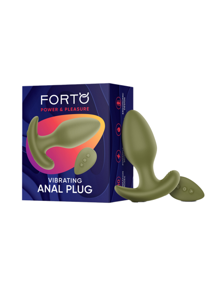 FORTO VIBRATING ANAL PLUG GREEN