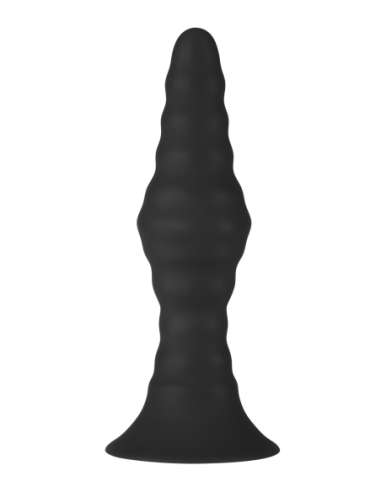 FORTO VIBRATING RIBBED PLUG WITH REMOTE CONTROL...