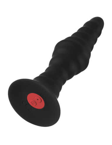 FORTO ENCHUFE VIBRATORIO ACANALADO CON MANDO A...