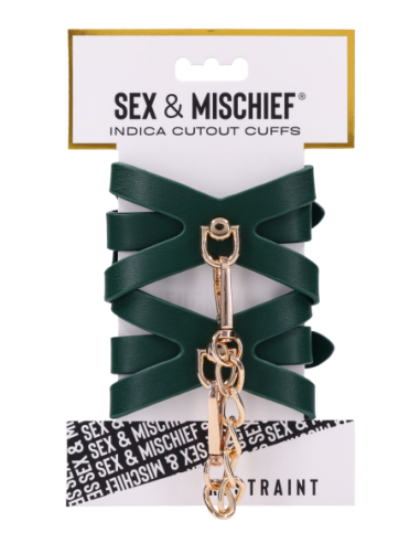 SPORTSHEETS INDICA CUTOUT CUFFS