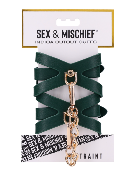 SPORTSHEETS INDICA CUTOUT CUFFS