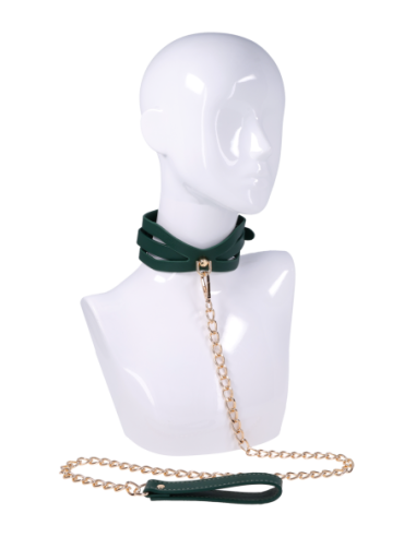 SPORTSHEETS INDICA CUTOUT COLLAR AND LEASH