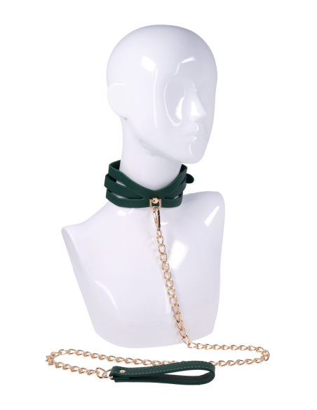 SPORTSHEETS INDICA CUTOUT COLLAR AND LEASH