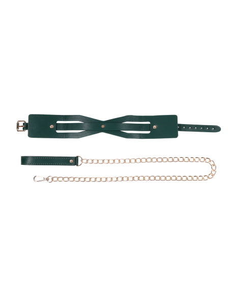 SPORTSHEETS INDICA CUTOUT COLLAR AND LEASH