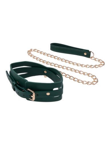 SPORTSHEETS INDICA CUTOUT COLLAR AND LEASH