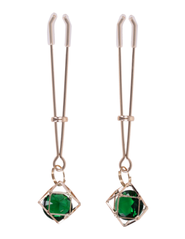 SPORTSHEETS INDICA CRYSTAL NIPPLE CLIPS