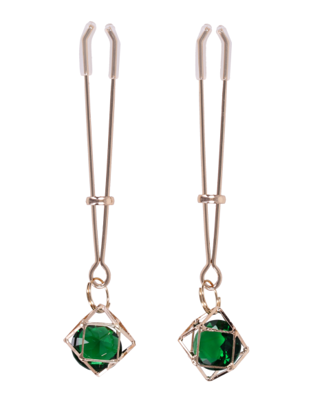 SPORTSHEETS INDICA CRYSTAL NIPPLE CLIPS