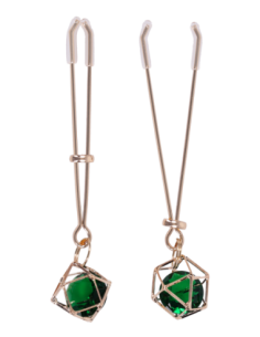 SPORTSHEETS INDICA CRYSTAL NIPPLE CLIPS 2