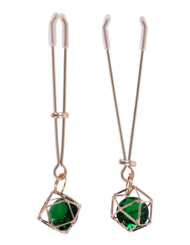 SPORTSHEETS INDICA CRYSTAL NIPPLE CLIPS