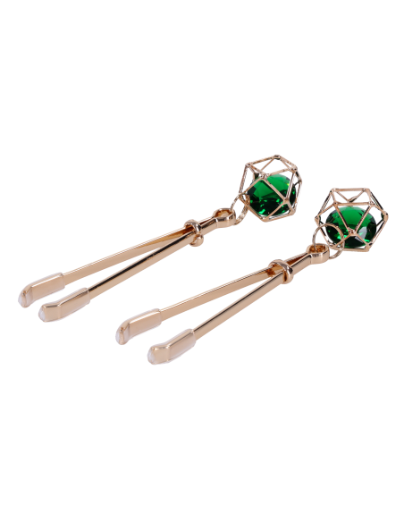 SPORTSHEETS INDICA CRYSTAL NIPPLE CLIPS