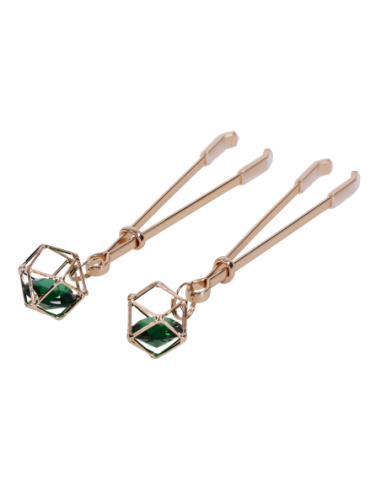 SPORTSHEETS INDICA CRYSTAL NIPPLE CLIPS