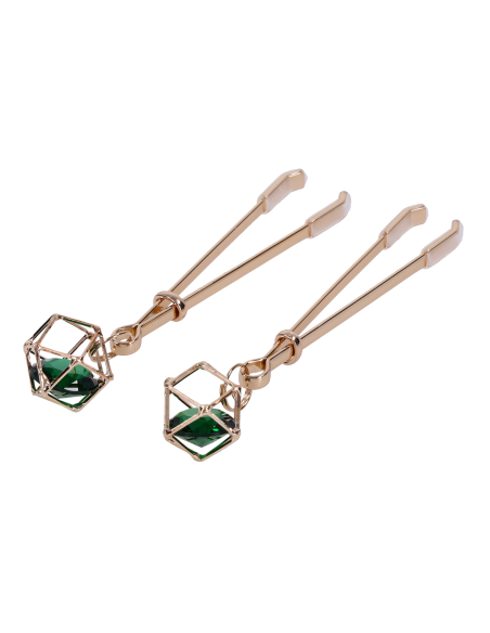 SPORTSHEETS INDICA CRYSTAL NIPPLE CLIPS