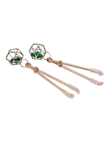 SPORTSHEETS INDICA CRYSTAL NIPPLE CLIPS