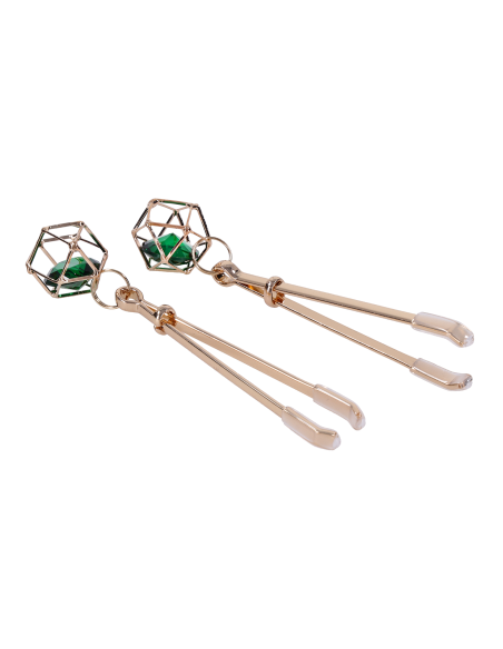 SPORTSHEETS INDICA CRYSTAL NIPPLE CLIPS