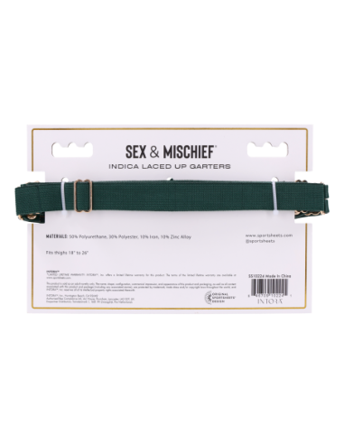 SPORTSHEETS INDICA LACED UP GARTERS