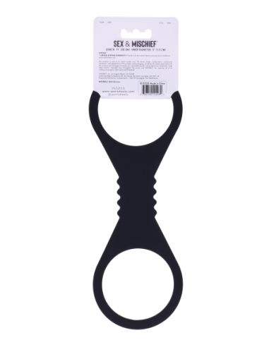 SPORTSHEETS SHADOW LARGE SILICONE CUFFS