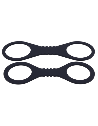 SPORTSHEETS SHADOW LARGE SILICONE CUFFS