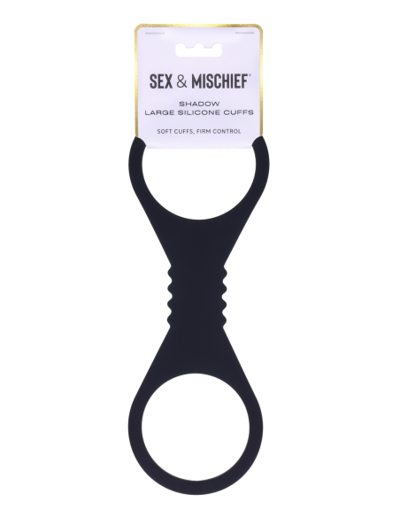 SPORTSHEETS SHADOW LARGE SILICONE CUFFS