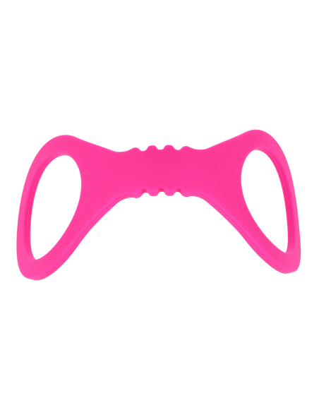 SPORTSHEETS SMALL HOT PINK SILICONE CUFFS