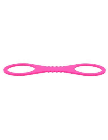 SPORTSHEETS LARGE HOT PINK SILICONE CUFFS