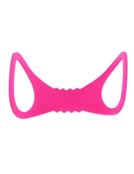 SPORTSHEETS LARGE HOT PINK SILICONE CUFFS